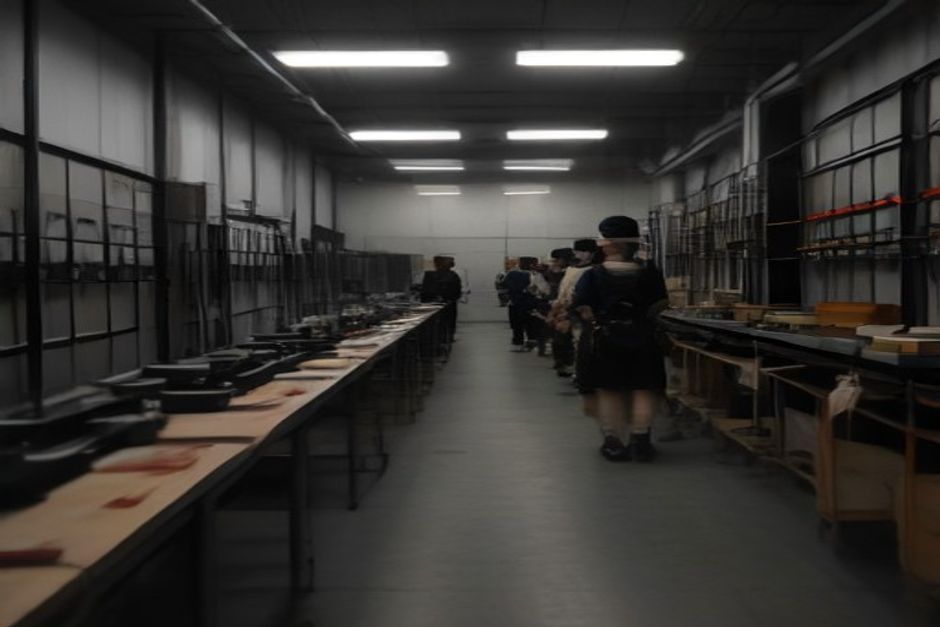Footwear and bags production workshop