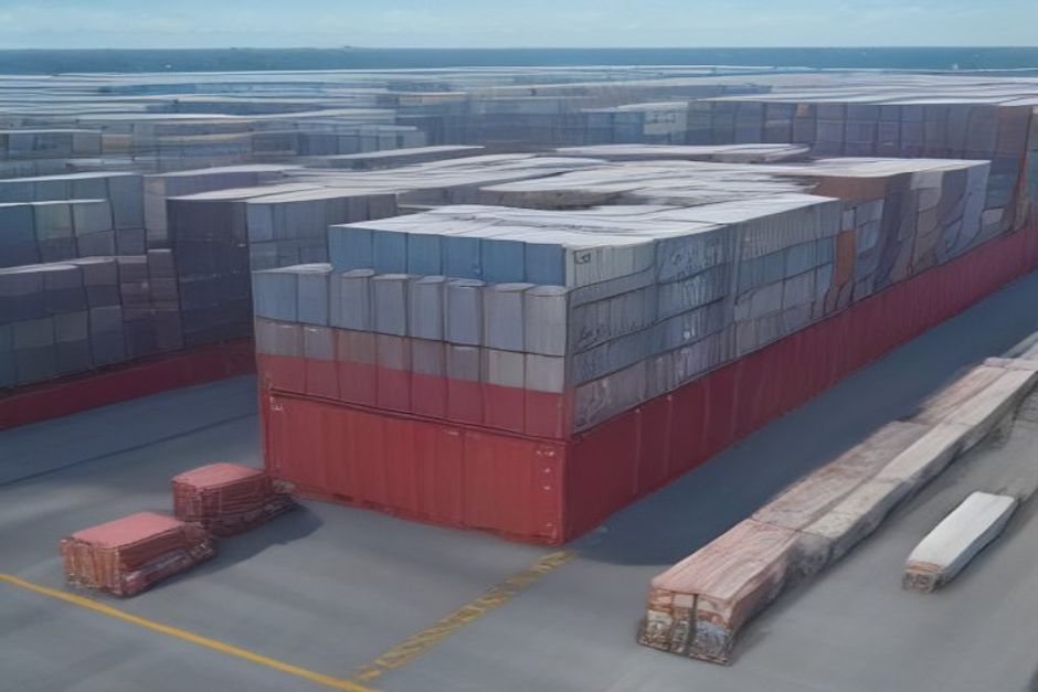 Footwear and bags export containers
